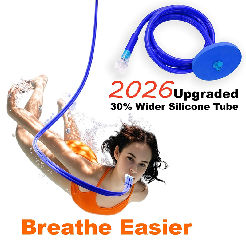 Snorkel Dry Top - 1/2/3M Adult Swim Snorkel Breathing Tube