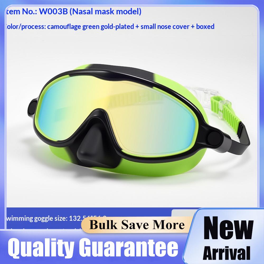 Snorkel Dry Top - Kids Swim Goggles with Nose Cover