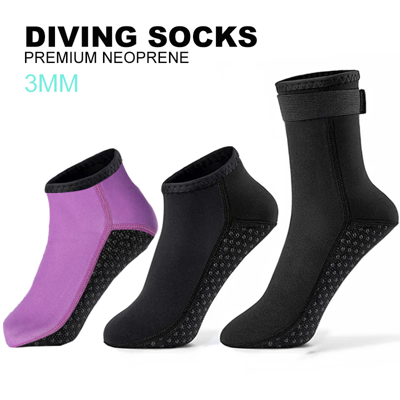 Neoprene Sock 3mm Boots Diving - Wetsuit 3Mm Neoprene 评论和价格