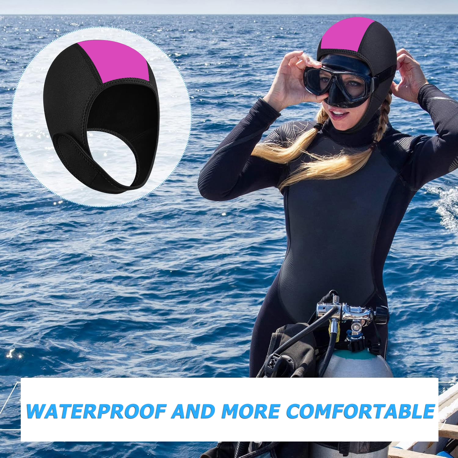 Diving Hood 3MM Neoprene Profe - Wetsuit 3Mm Neoprene 评论和价格