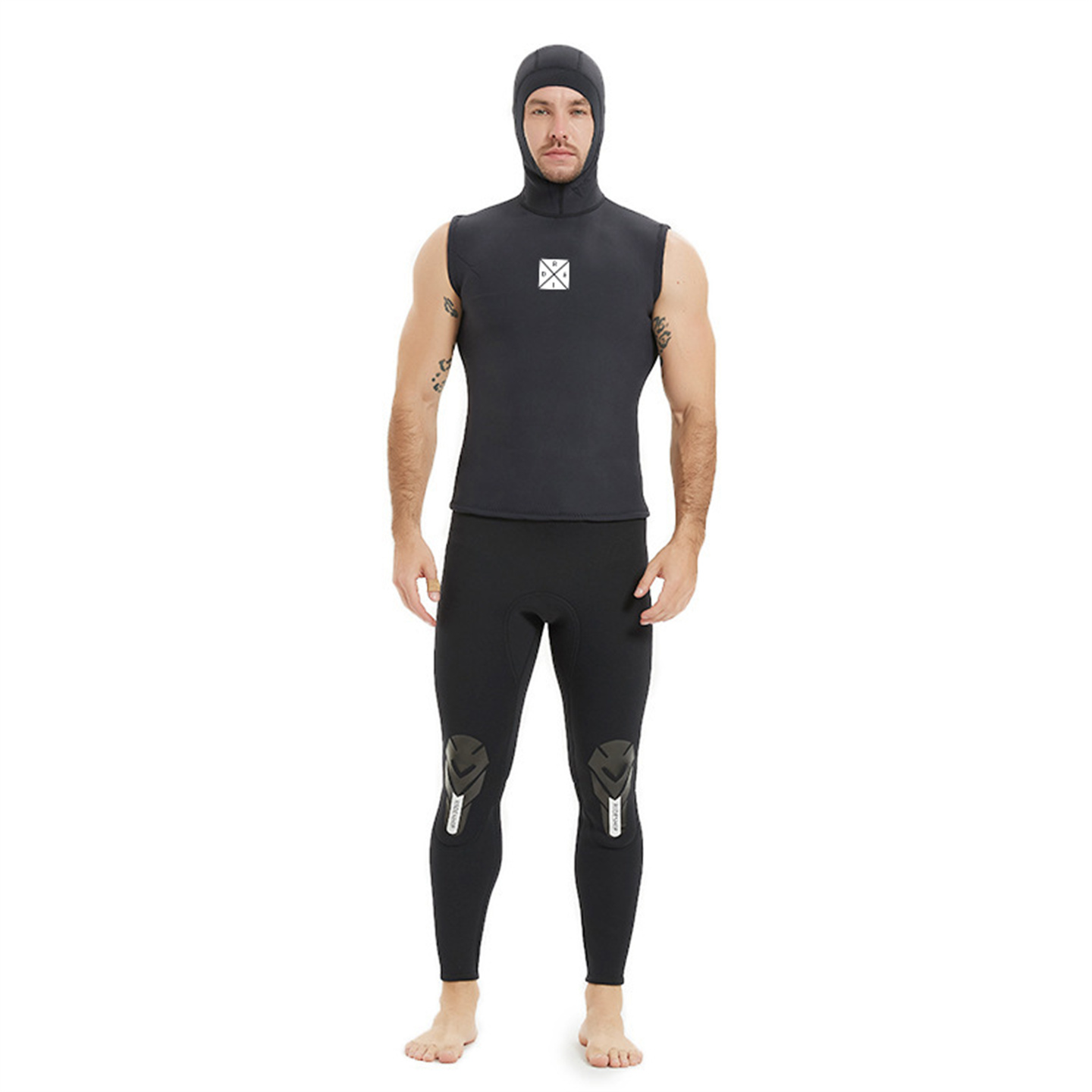 3mm Neoprene Hooded Diving Ves - Wetsuit 3Mm Neoprene 评论和价格