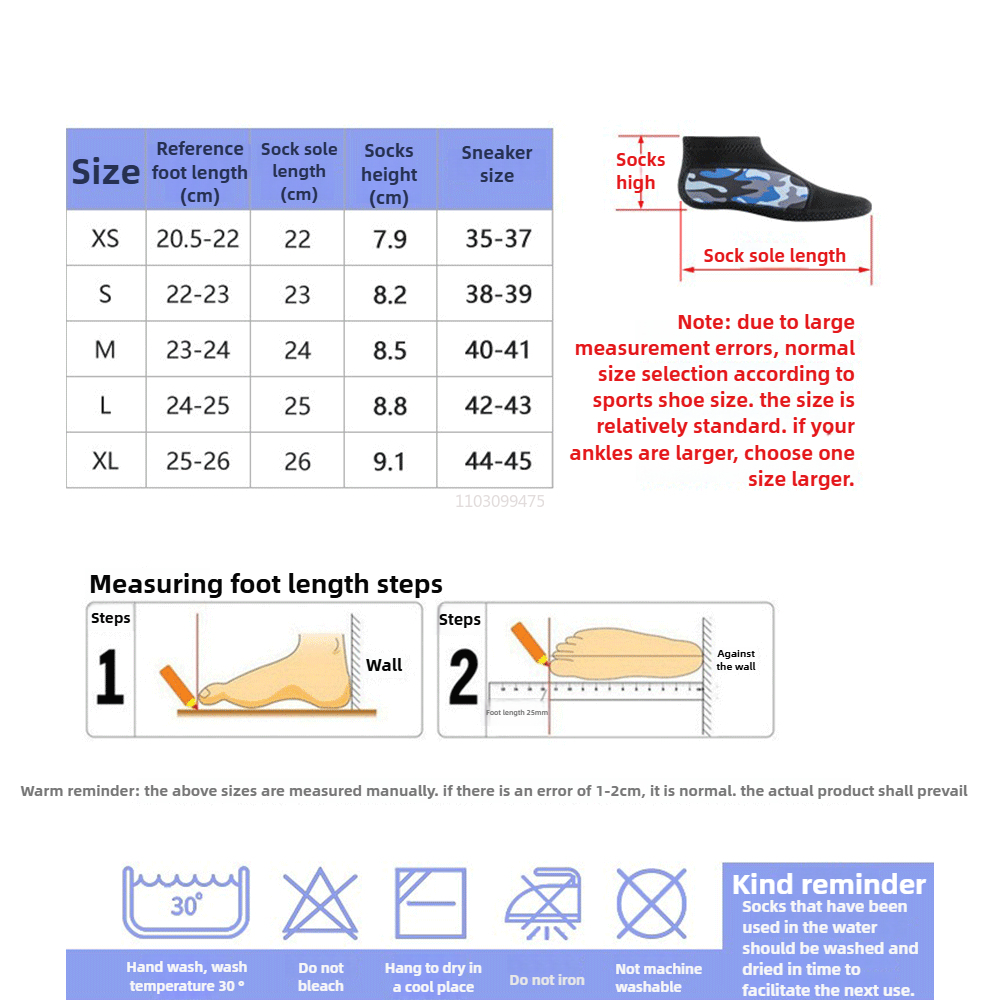 Women 3mm Neoprene Diving Sock - Wetsuit 3Mm Neoprene 评论和价格