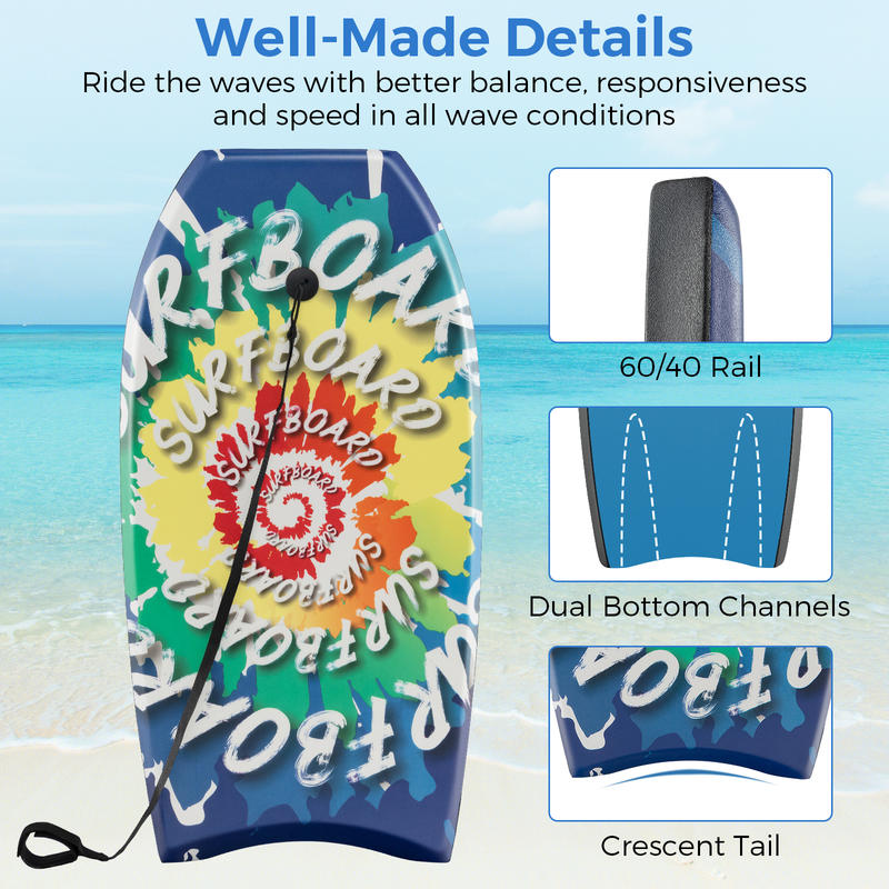 33/37/41 Inches Lightweight Bo - Bodyboard Boogie Board 评论和价格