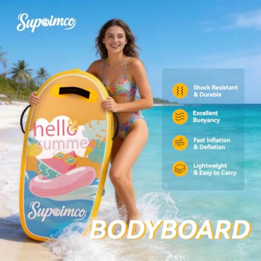 Inflatable Boogie Board, Bodyb - Bodyboard Boogie Board 评论和价格