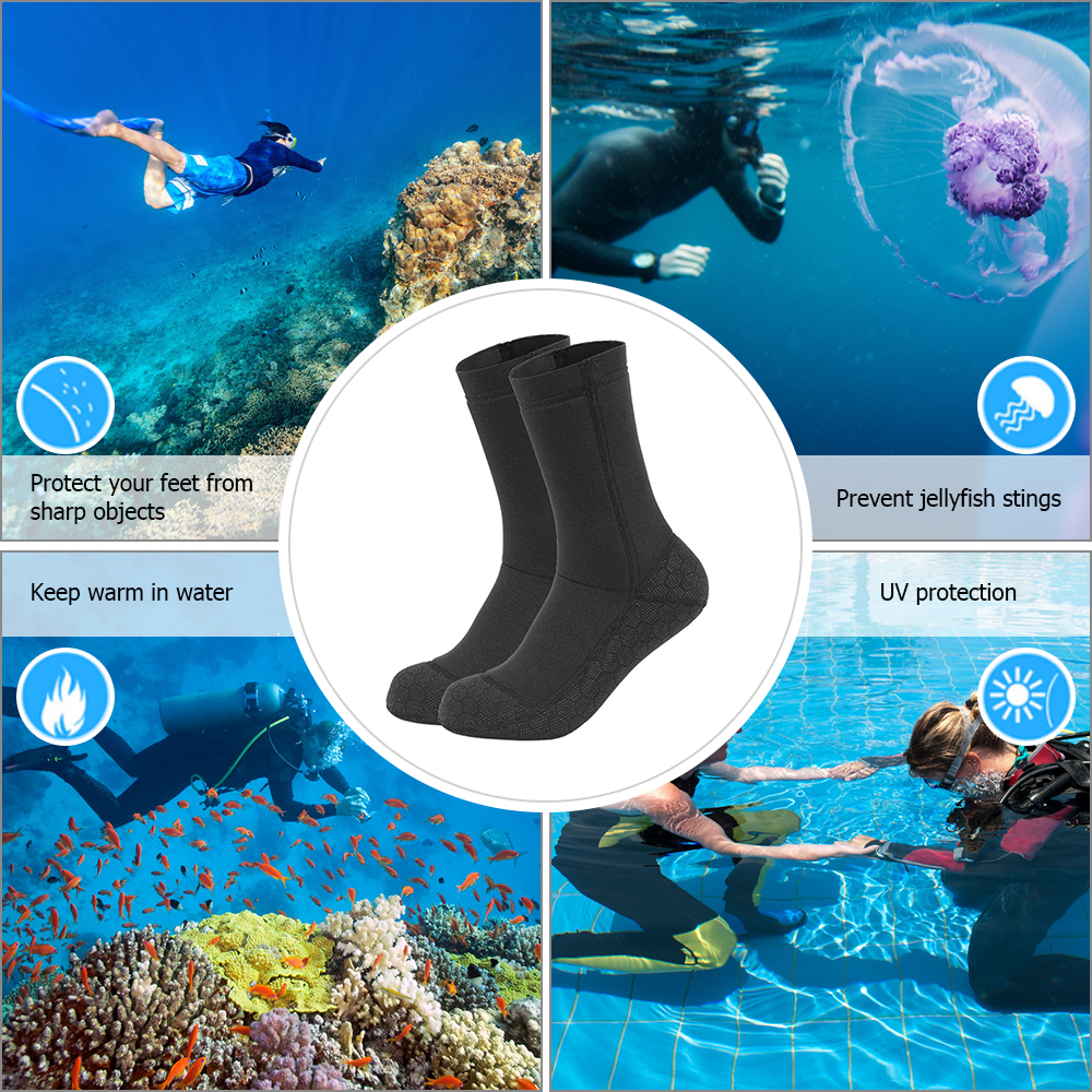 3MM Neoprene Wetsuit Socks War - Wetsuit 3Mm Neoprene 评论和价格